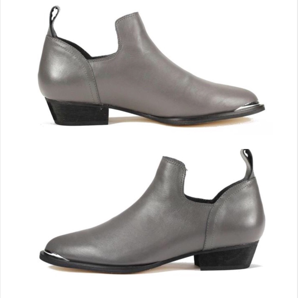 Senso Shoes: Billie Smoke Bootie Leather Boots  6